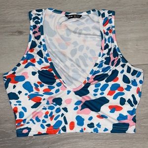 SHEIN Plunge Tank Top